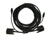 T[o/PCڑpP[uDVI-D{USB---DVI-D{USB(5.0m)@FP-CV050